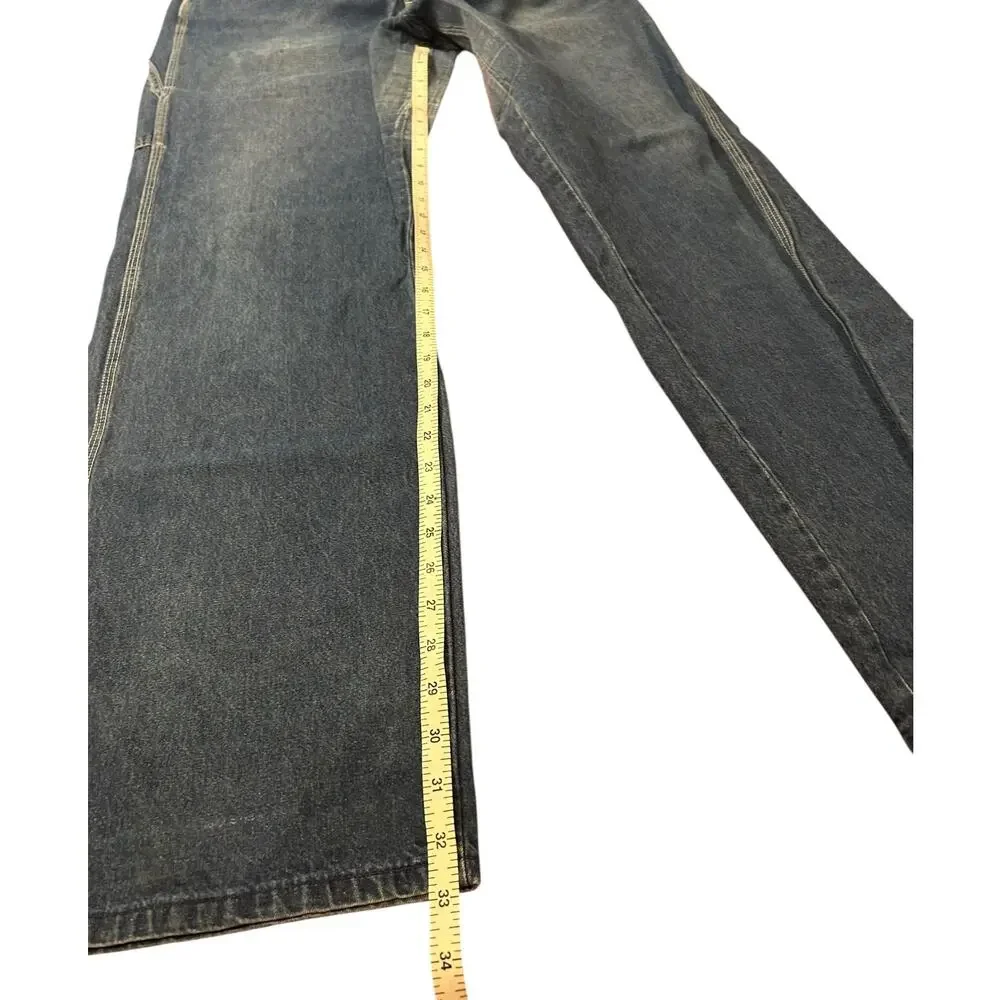 Vintage 70's DEE CEE Medium Wash Mid-Rise Straight Jeans Men's Size W36 x L34 - Picture 5 of 10